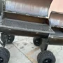 120 Gallon Offset Smoker (Foldable Stack & Insulated Firebox)