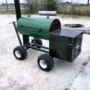 PRO-MOD Backyard Wagon Offset Smoker - Forest Green