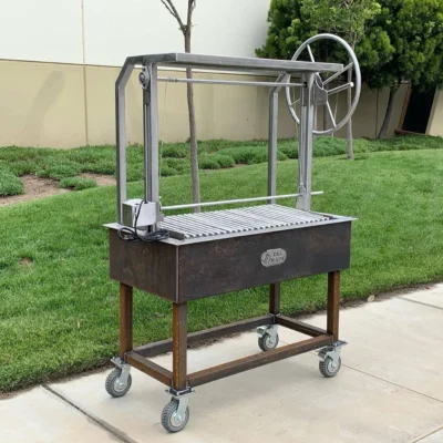 Santa Maria Rotisserie Grill on Casters (JD USA)